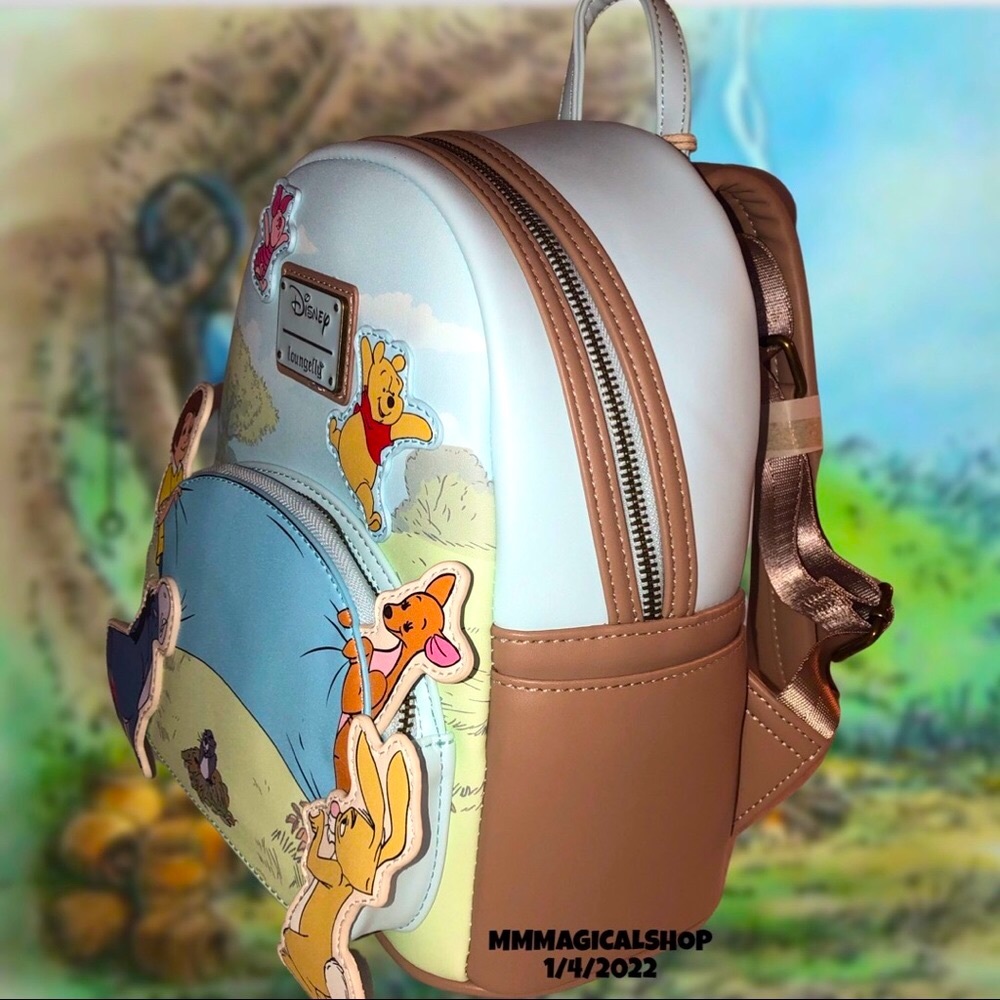 Winnie The Pooh 95th Anniversary Celebration Toss Backpack & Parade Zip Wallet - Picture 3 of 9